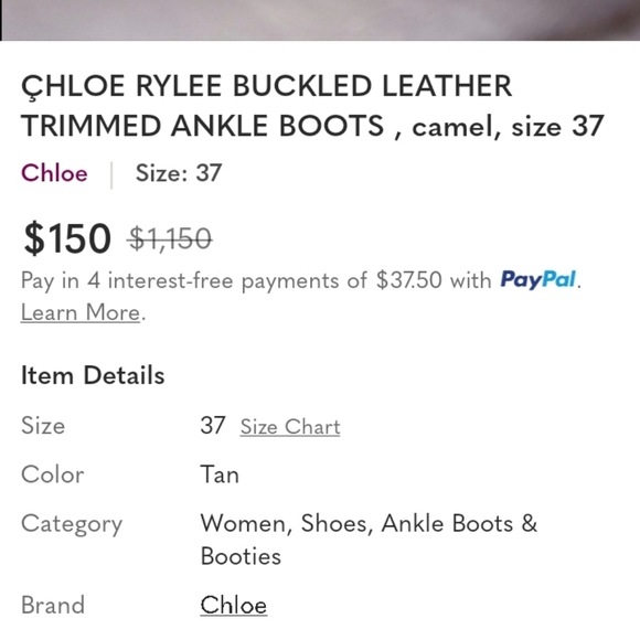 Chloe Tan and Brown Ankle Boots - Picture 12 of 12